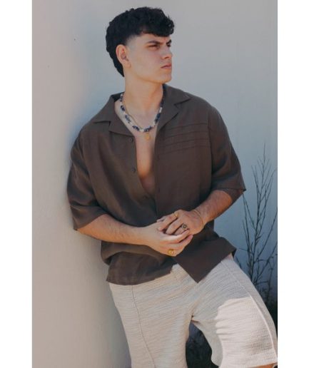 BLUE AND WHITE STONE NECKLACE